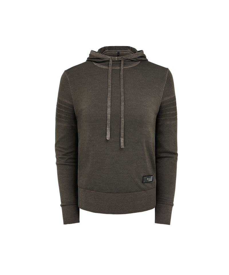 Amazing Cre Women's Dyed Windproof Lining Sweater - Brown