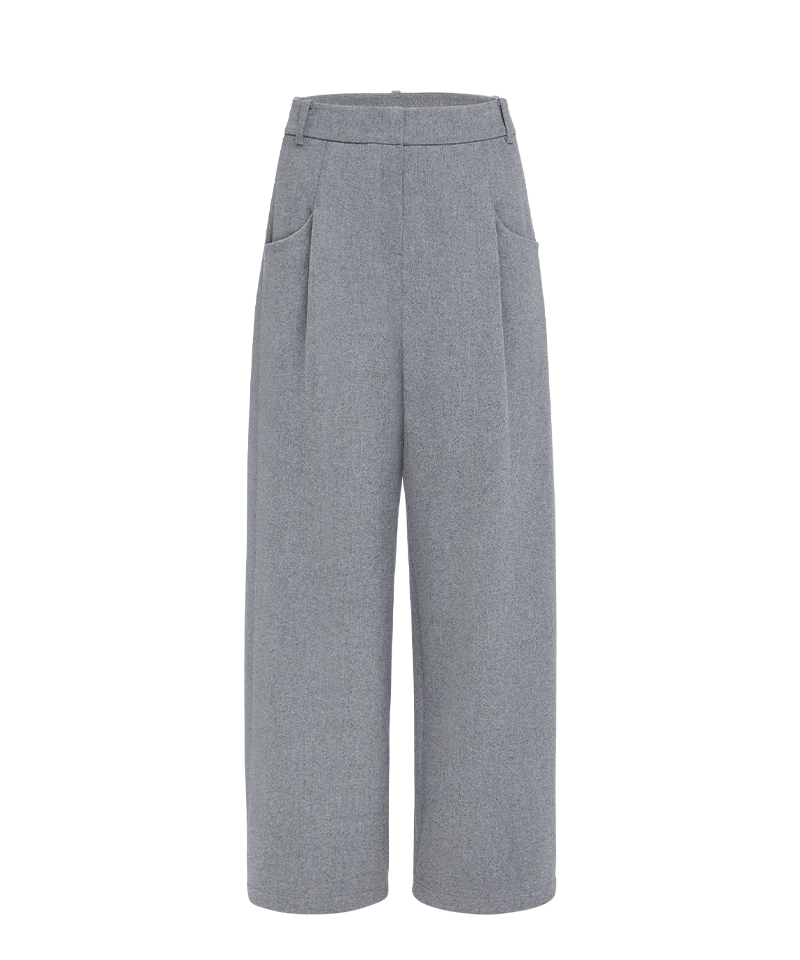 Amazing Cre Women's Ghost Casual Wide Pants - Gray