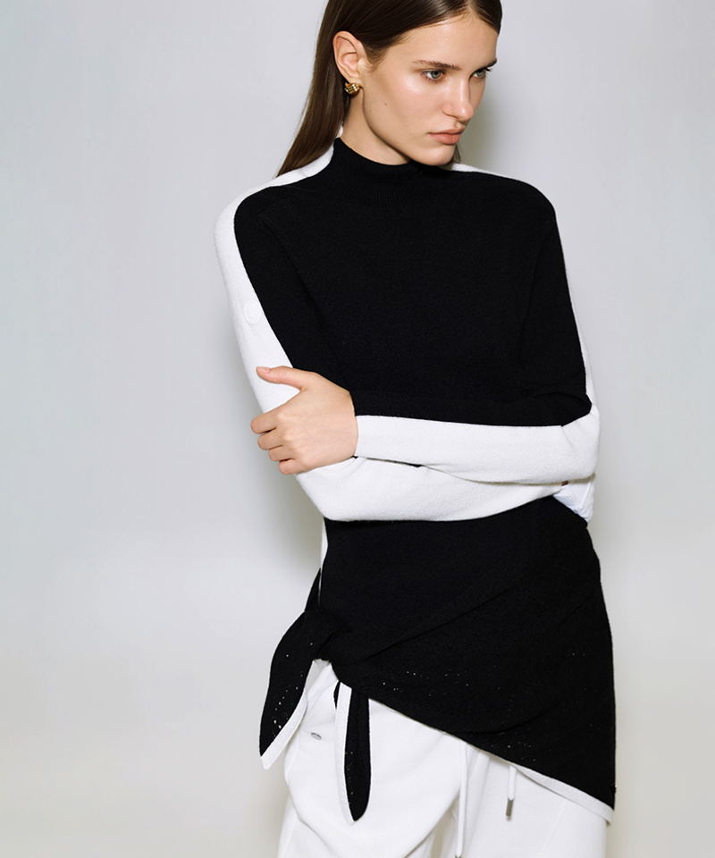 Anell Golf Cashmere Classic Scarf - Black