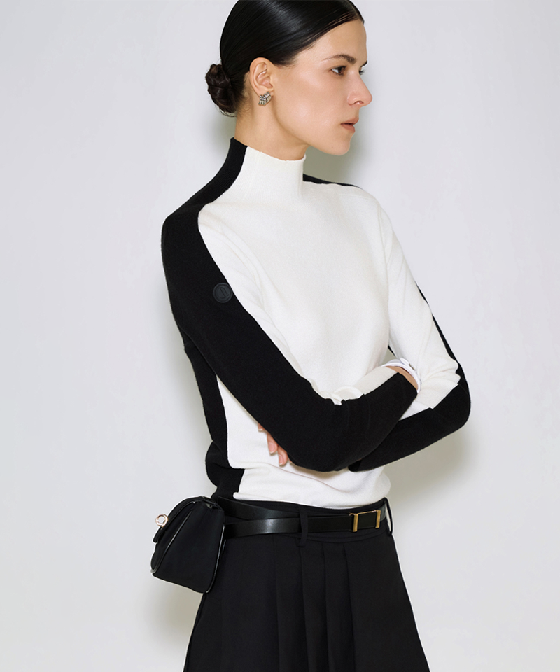 Anell Golf Monoclassic Knit Top - Ivory