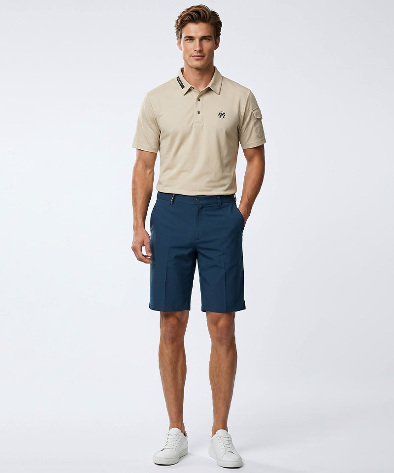 Cooling Stretch Classic Coordi Set Two (Top + Bottom)