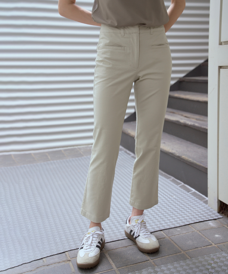 Monday Flow Daily Stretch Bootcut - Light Beige