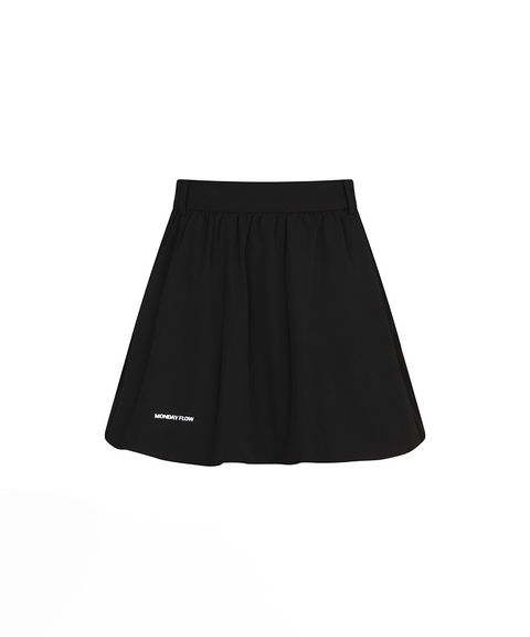 Monday Flow Balloon Skirt - Black