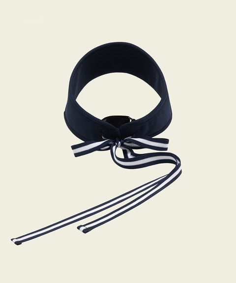 FORDI Color block Ribbon Visor - Navy