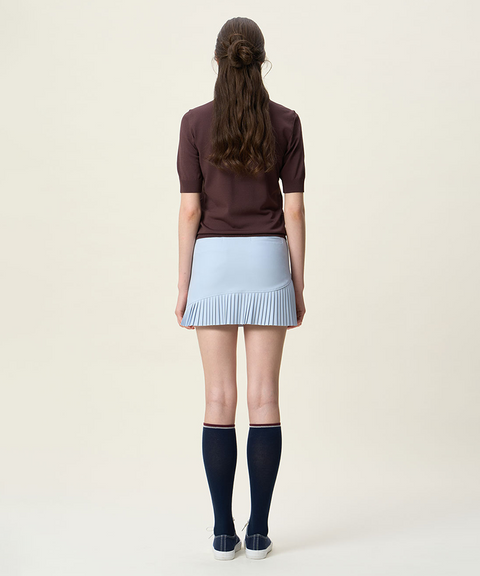 FORDI Elastic Band Skirt - Baby Blue