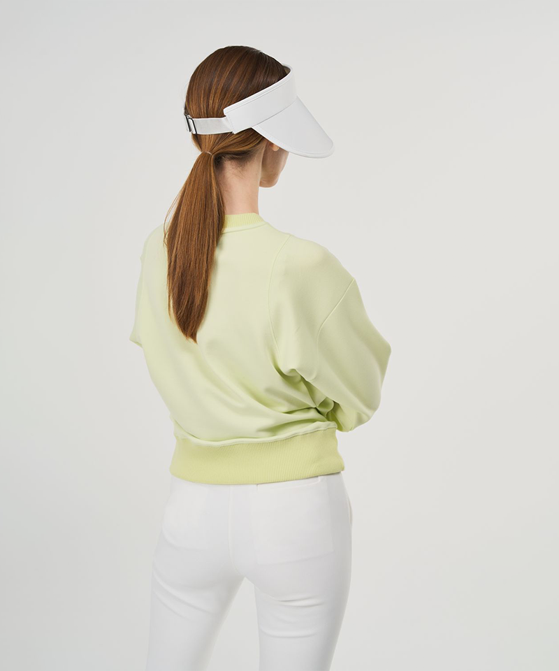 POSHERD Essential Wide Sun Visor - White (UV Coated Film Plate)