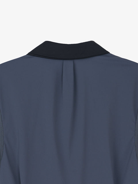 GFJ Golf Women's Half Zip Polo - Black