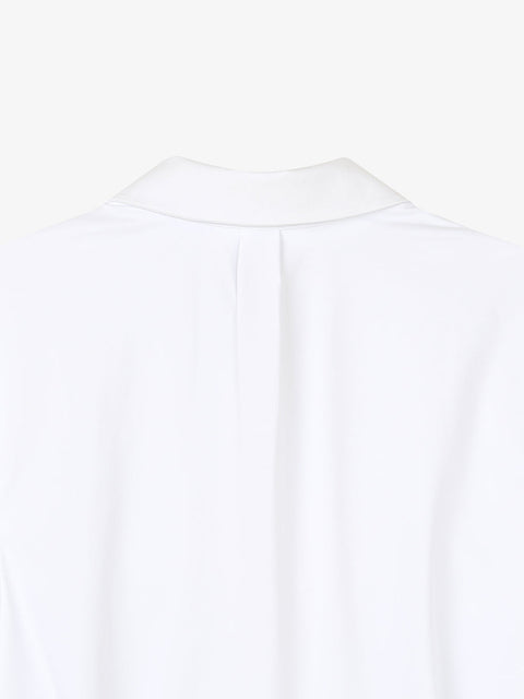 GFJ Golf Women's Half Zip Polo - White