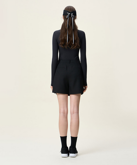 FORDI Innercap Golji Mockneck T-Shirt - Black