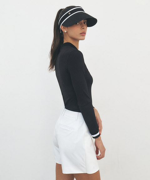 [Warehouse Sale] FORDI Kara Golji Long Sleeve T-Shirt - Black