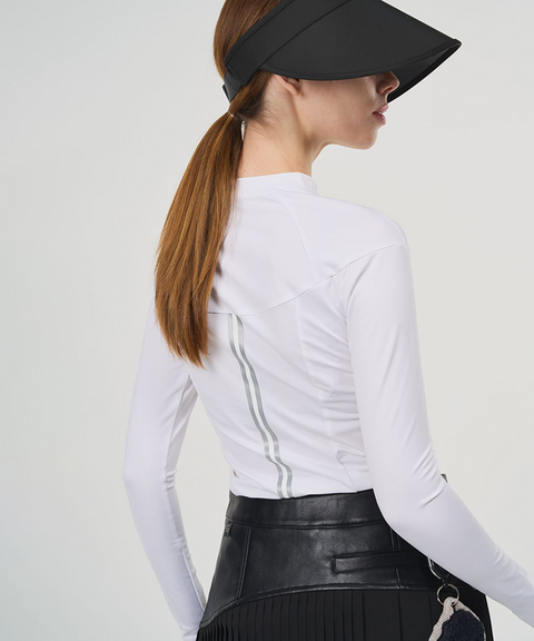 POSHERD Line Stretch Functional Top (UV CUT) - Off White