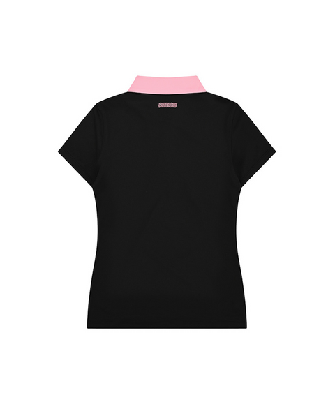 CHUCUCHU Point Collar Short Sleeve Top - 2 Colors