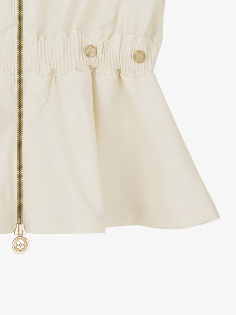 GFJ Golf Women's Ribbon Windbreaker - Ivory