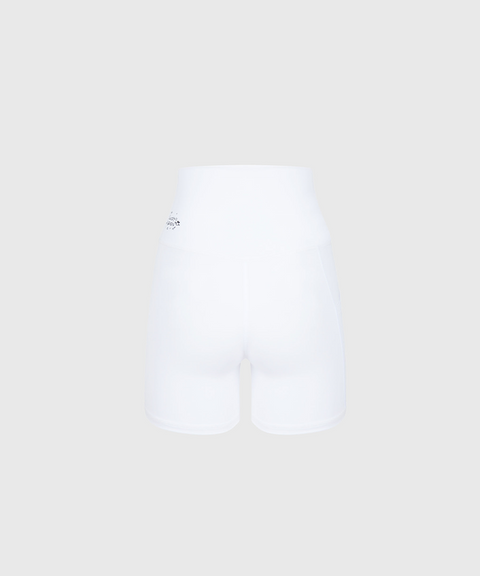 KANDINI Short Length Active Leggings - White