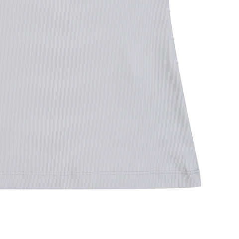 Monday Flow Slim Layer Carat Top - Light Gray