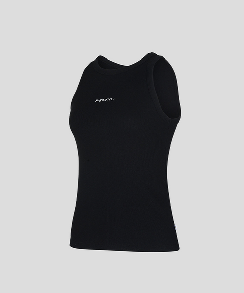 KANDINI Soft Rib Sleeveless - Black