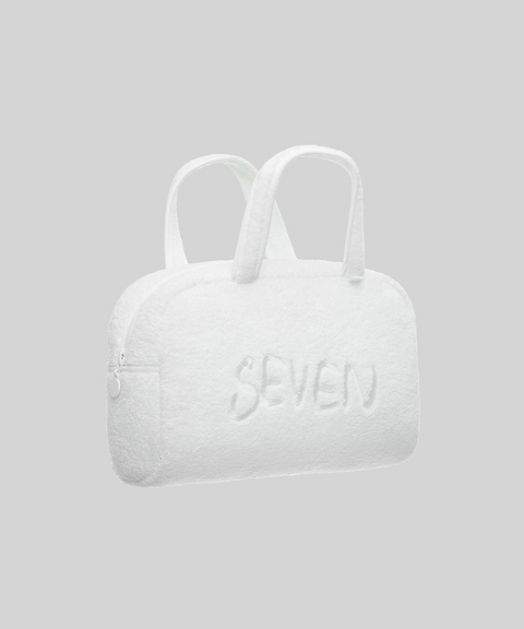 KANDINI Terry Mini Boston Bag - White