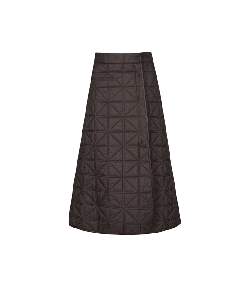 Anell Golf Basic Long Padded Skirt - Deep Brown