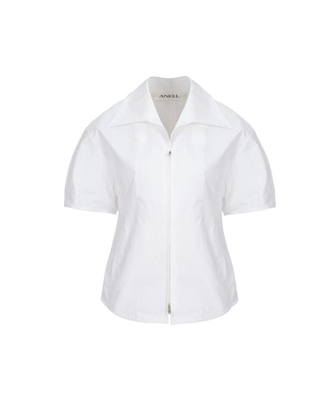 Anell Golf Wind Lining Top - Ivory