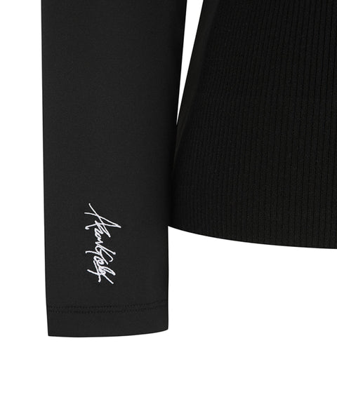 ANEW Golf Women's SP Hybrid Long T-Shirt - Black