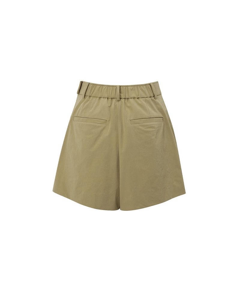 Monday Flow Volume Short Skirt - Beige