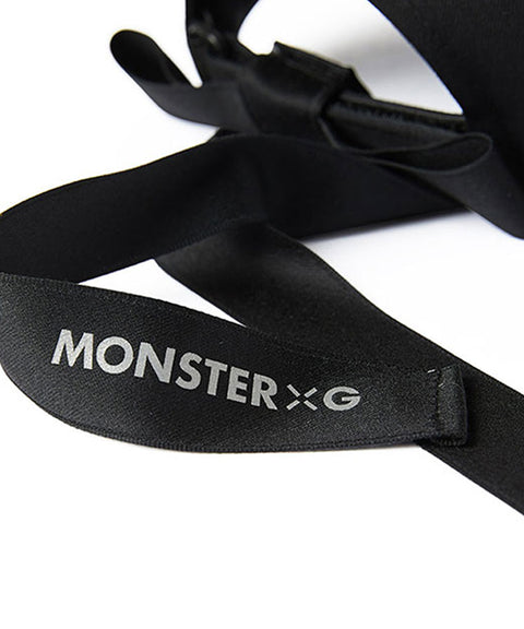 Monster G Ribbon Wide Ball Cap - Black