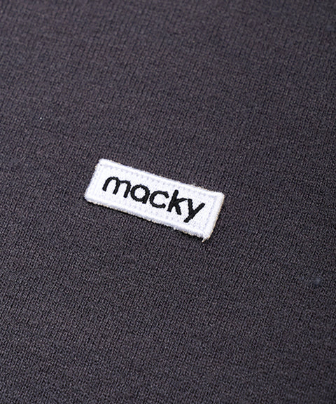MACKY Golf: Logo Short-Sleeve Knit T-Shirt - Charcoal