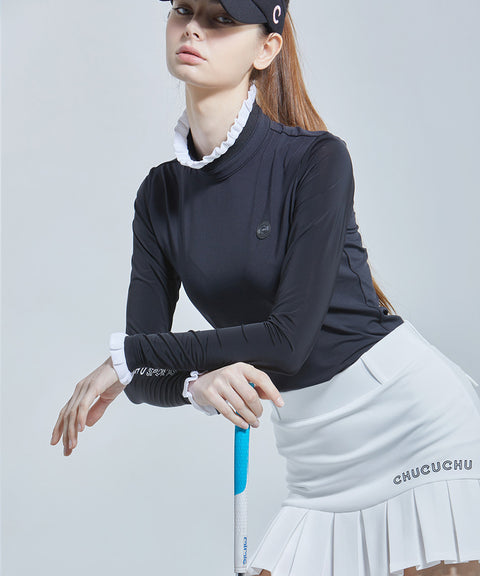 CHUCUCHU Jersey Pleated Skirt - 3 Colors