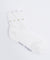 CREVE NINE: Women's Single Hotfix Socks - Ivory