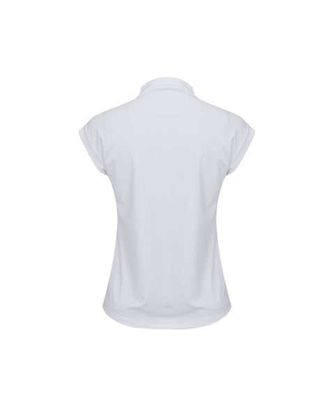 Anell Golf Sleeveless Cool Soft Top - White