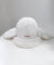 KANDINI Padded Ear-Cover Bucket Hat - Ivory