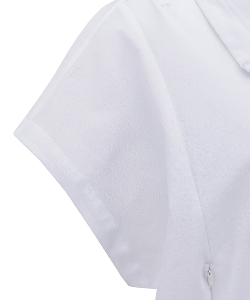 ANEW Golf Women's SM Short Sleeve Anorak Jacket - White