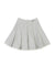 Haley Women's Woollike Full Flare Skirt - Gray