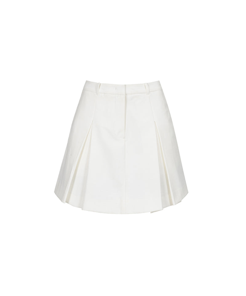 Anell Golf Clea Tuck Skirt - White