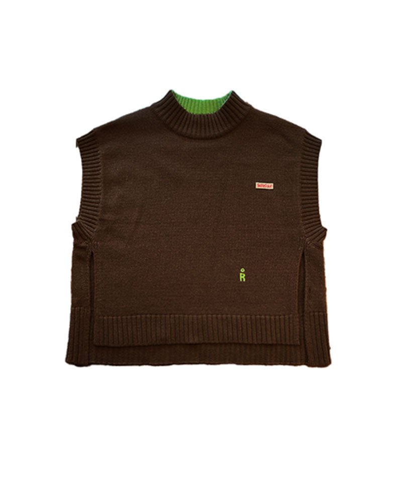 BENECIA 12 Lamb Vest - Brown