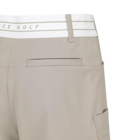Vice Golf Atelier Women's Wrap Pocket Point Half Pants - D/Beige