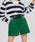 LE SONNET Retro mood Shorts - Green