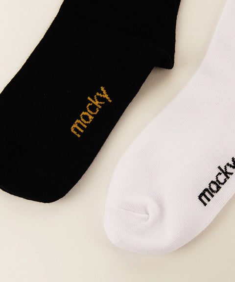 MACKY Golf: Knee Sock - Black