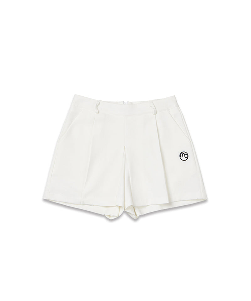MACKY Golf: Wavy Short Pants - White