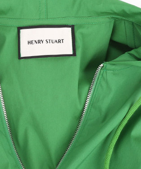 HENRY STUART Women's Hooded Sleeveless Dress - Green
