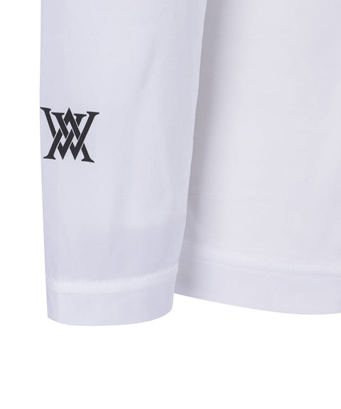 Men's Mock Neck Cooling Base Layer - White