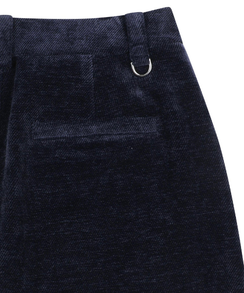 Monday Flow Soft Corduroy Skirt - Dark Navy