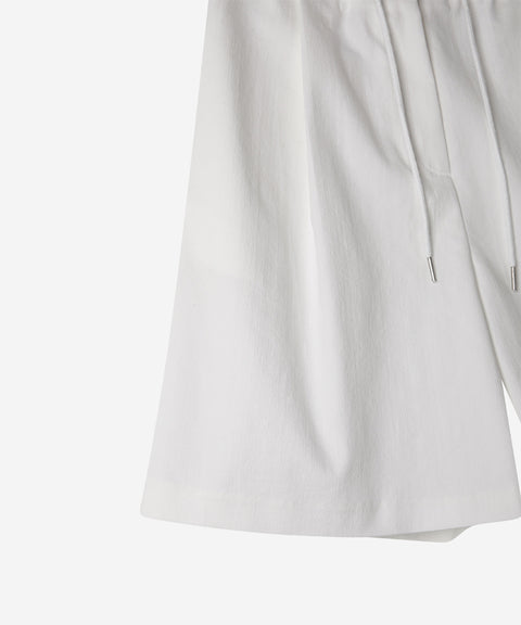 OBER Golf Stretch Wide Half Pants - White