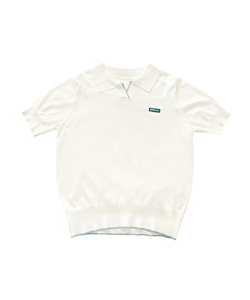 BENECIA 12 Line Cara Short Sleeve - White