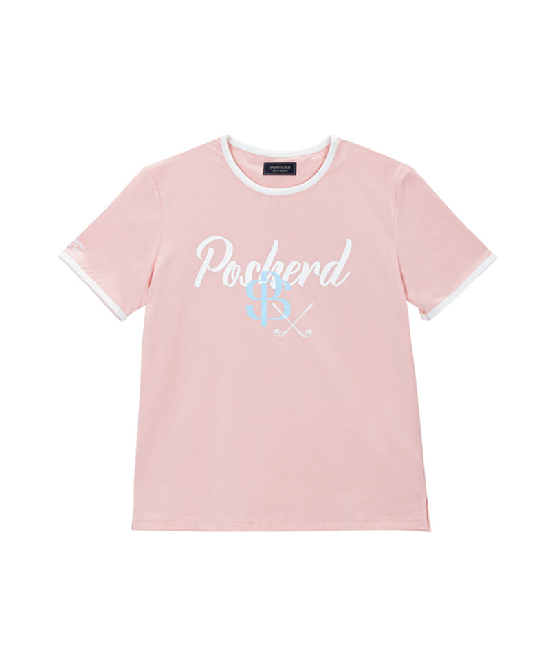 POSHERD Labe Club T-shirt - Peach Pink