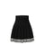 MACKY Golf: Knit Line Pleats Skirt - Black