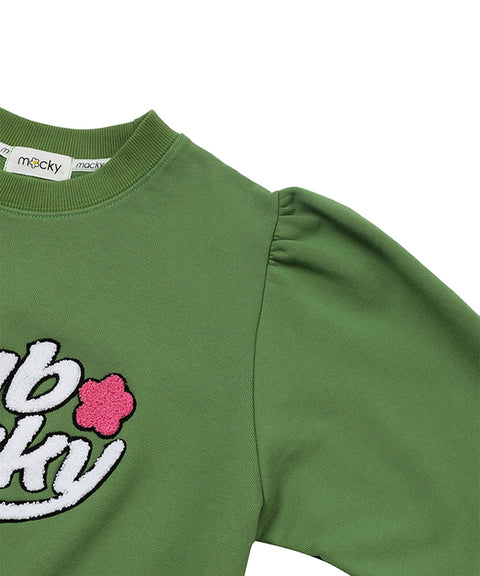 MACKY Golf: Flua Puff Sweatshirt - Green