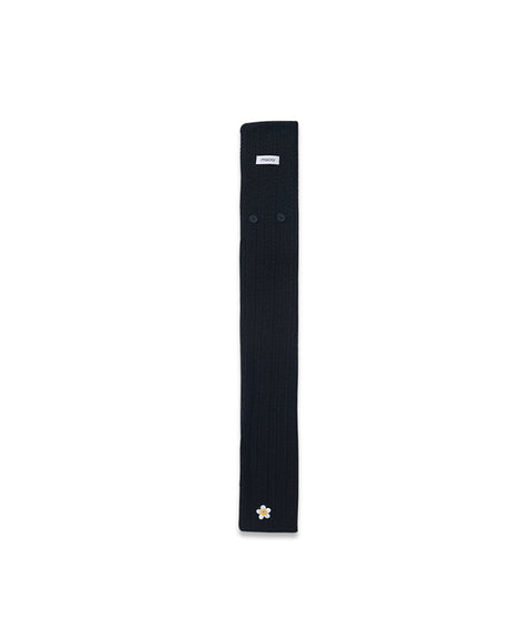 MACKY Golf: Point Button Knit Muffler - 3 Colors