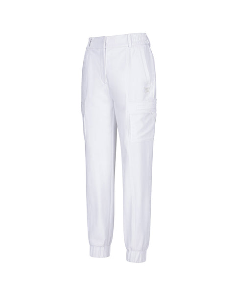 [Warehouse Sale] W Pocket Point Jogger  L/Pt - White