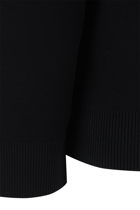 Men's FA Flower Pattern Sweater - Black